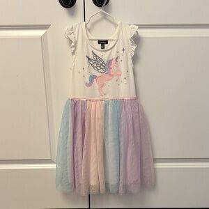 Zunie Unicorn Dress with Pastel Colors